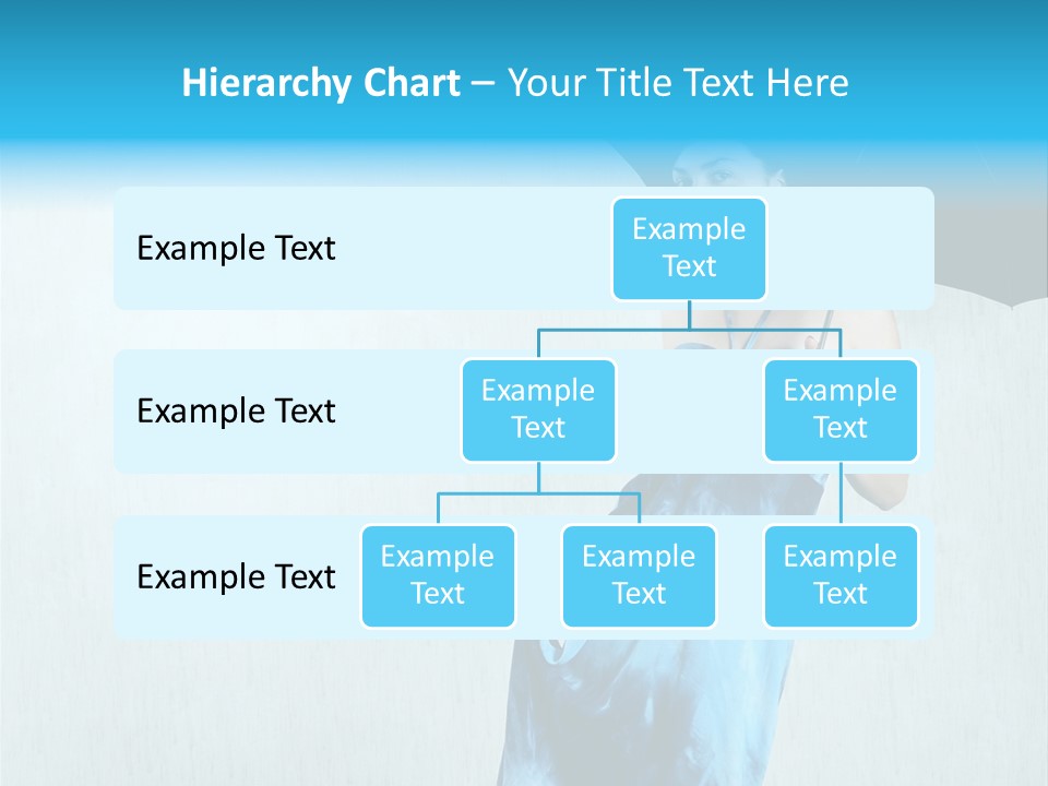 Atmosphere Rain Dress PowerPoint Template