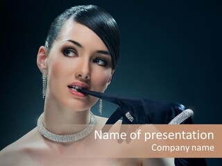 Person Romantic Dramatic PowerPoint Template