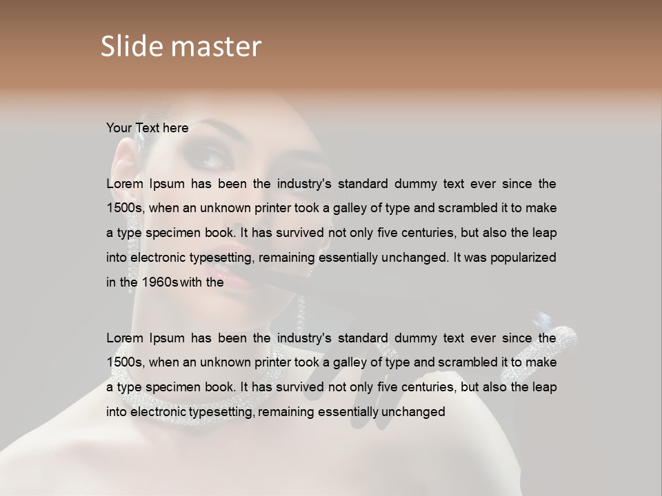 Person Romantic Dramatic PowerPoint Template