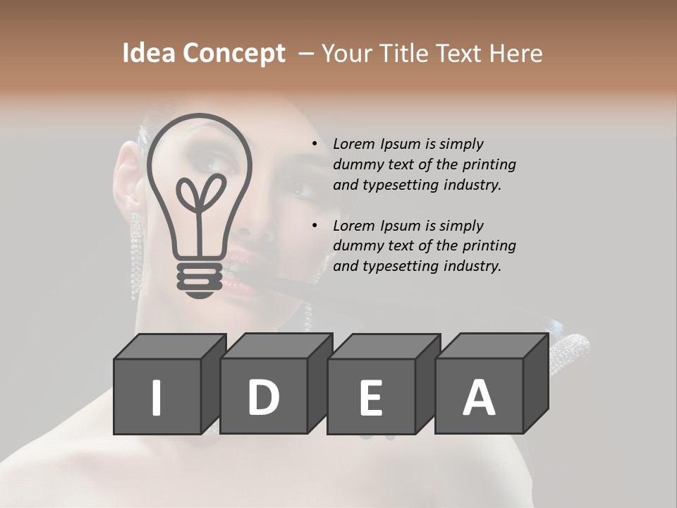 Person Romantic Dramatic PowerPoint Template