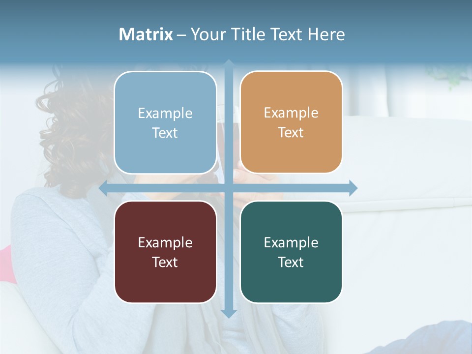 Casual Green Cup PowerPoint Template