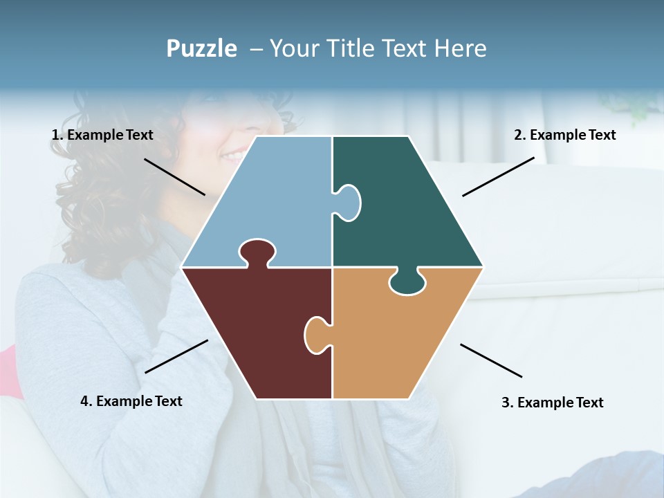 Casual Green Cup PowerPoint Template