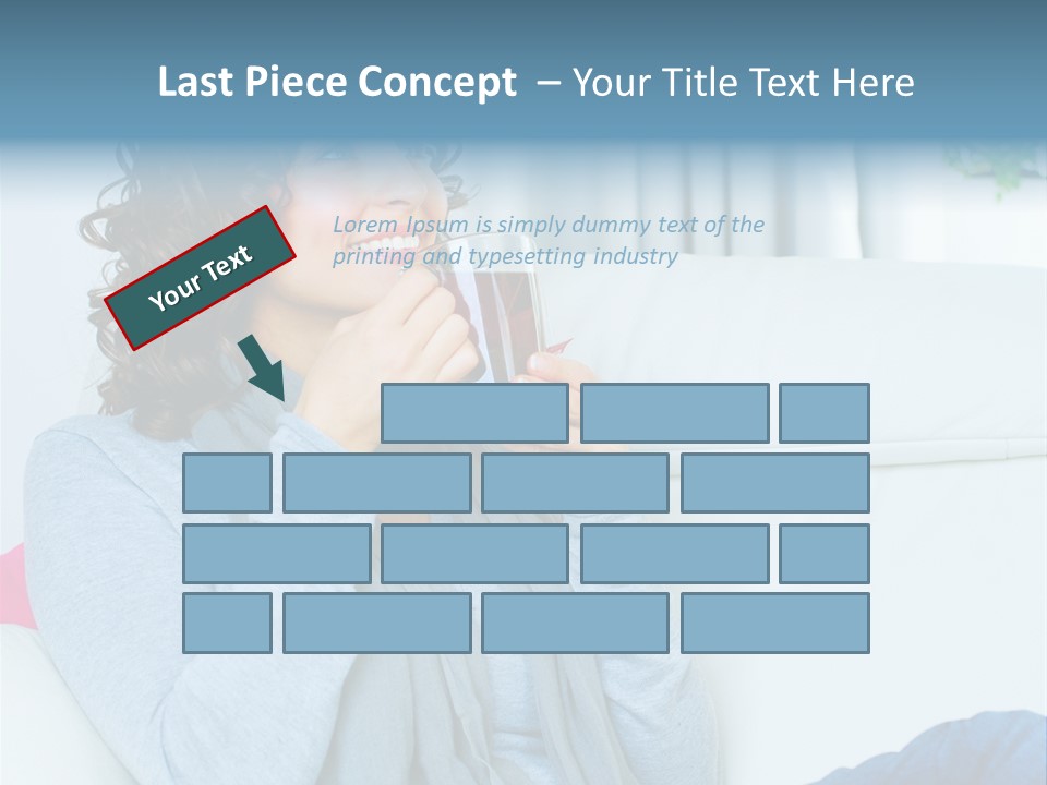 Casual Green Cup PowerPoint Template