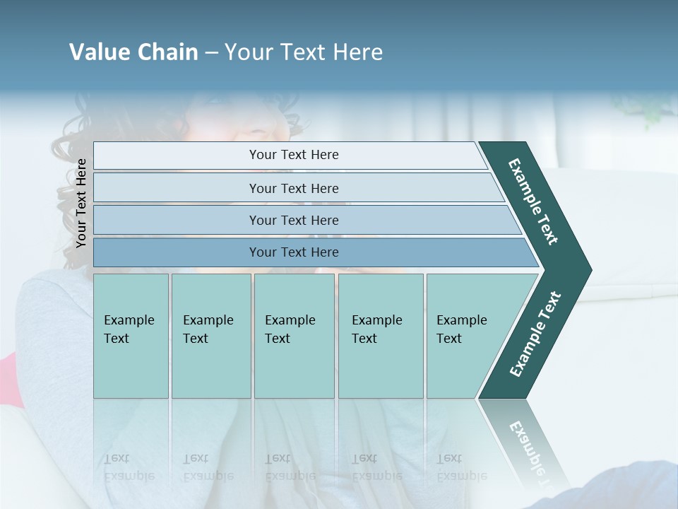 Casual Green Cup PowerPoint Template