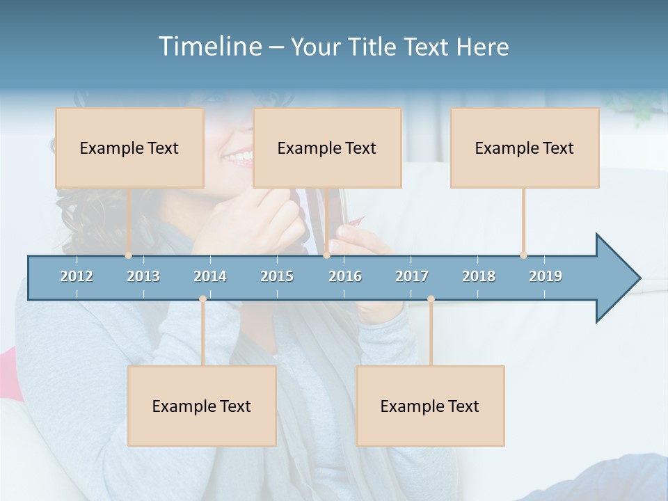 Casual Green Cup PowerPoint Template