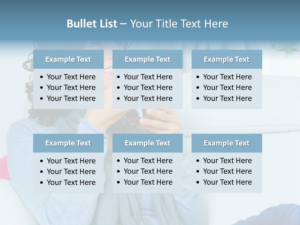 Casual Green Cup PowerPoint Template