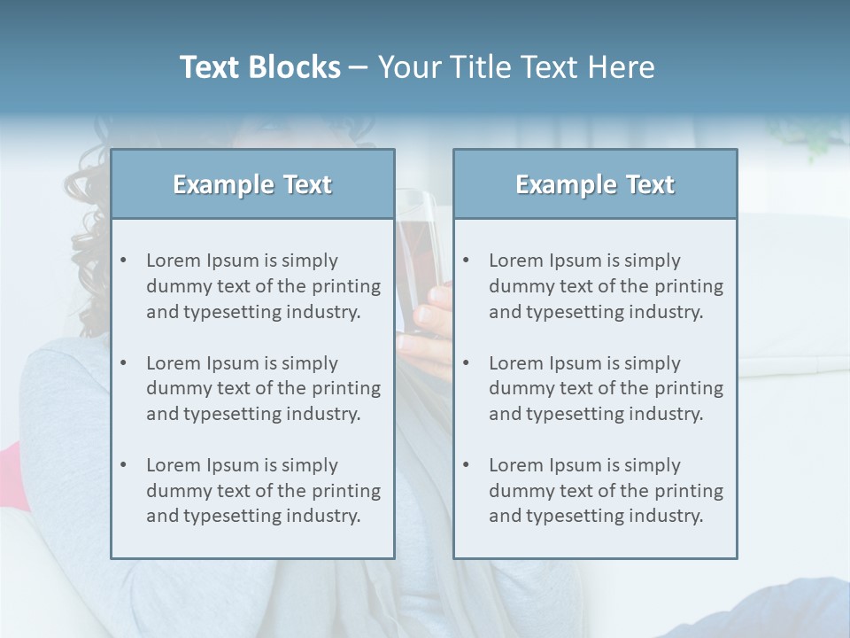 Casual Green Cup PowerPoint Template