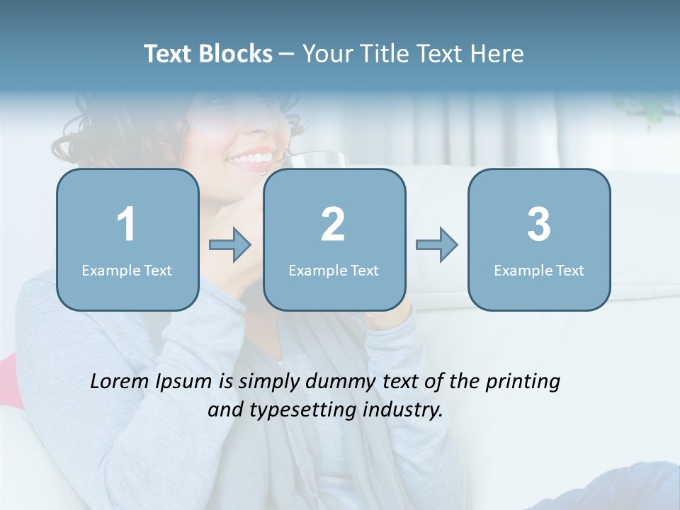 Casual Green Cup PowerPoint Template