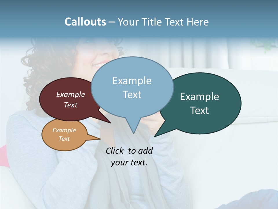 Casual Green Cup PowerPoint Template