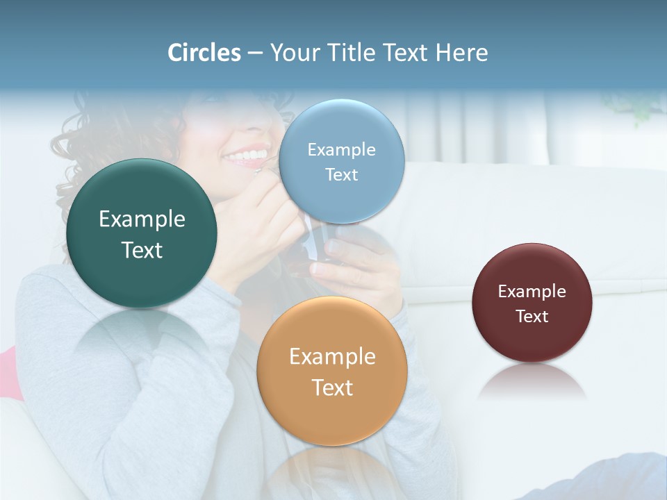 Casual Green Cup PowerPoint Template