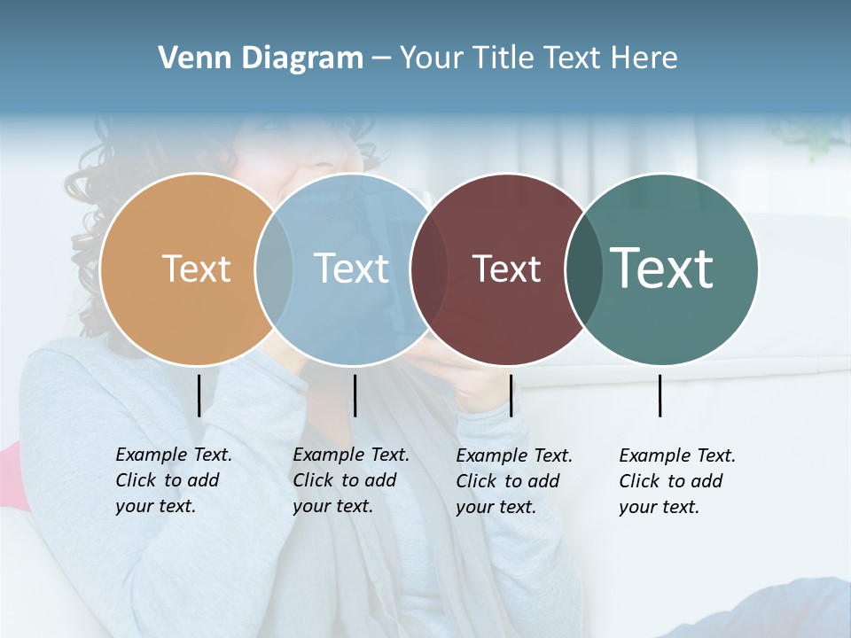 Casual Green Cup PowerPoint Template