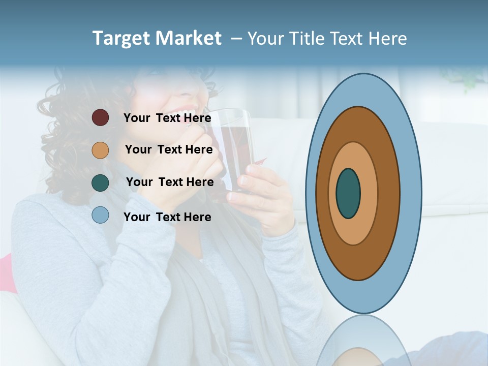 Casual Green Cup PowerPoint Template