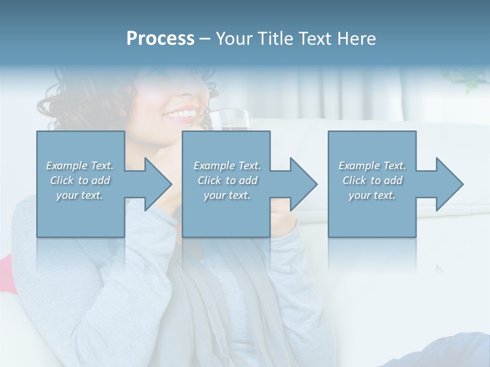 Casual Green Cup PowerPoint Template