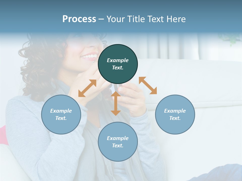 Casual Green Cup PowerPoint Template