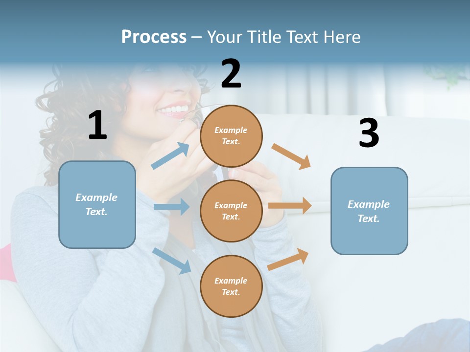Casual Green Cup PowerPoint Template