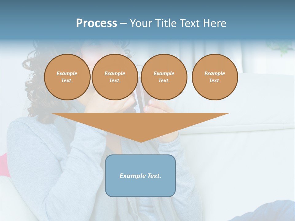 Casual Green Cup PowerPoint Template