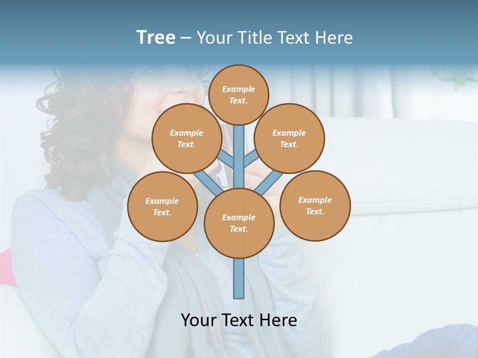 Casual Green Cup PowerPoint Template