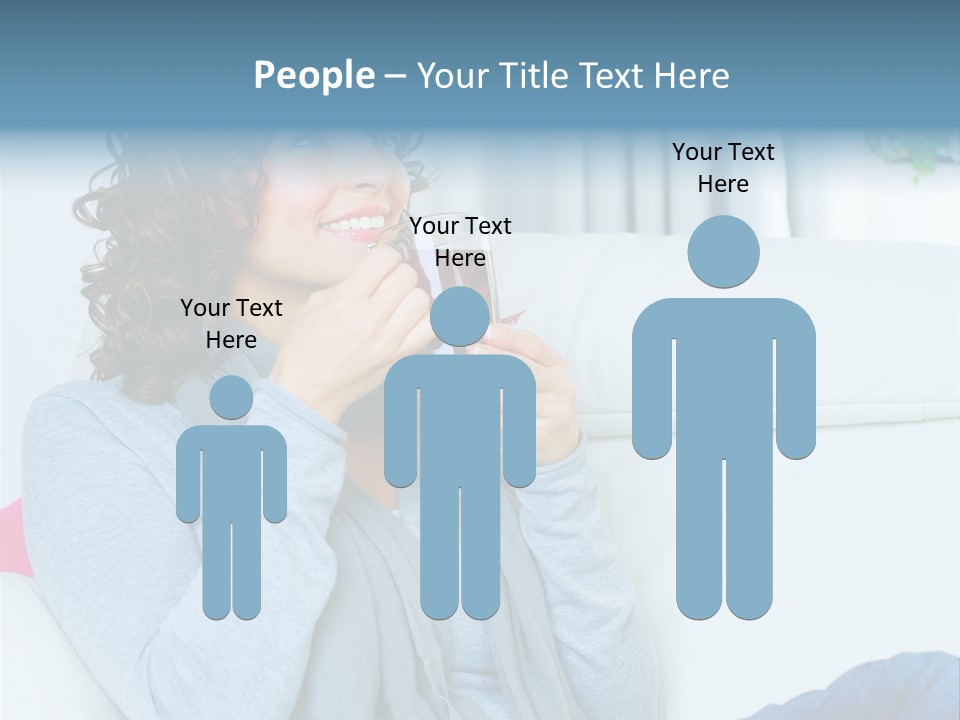 Casual Green Cup PowerPoint Template