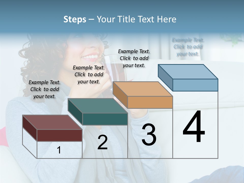Casual Green Cup PowerPoint Template