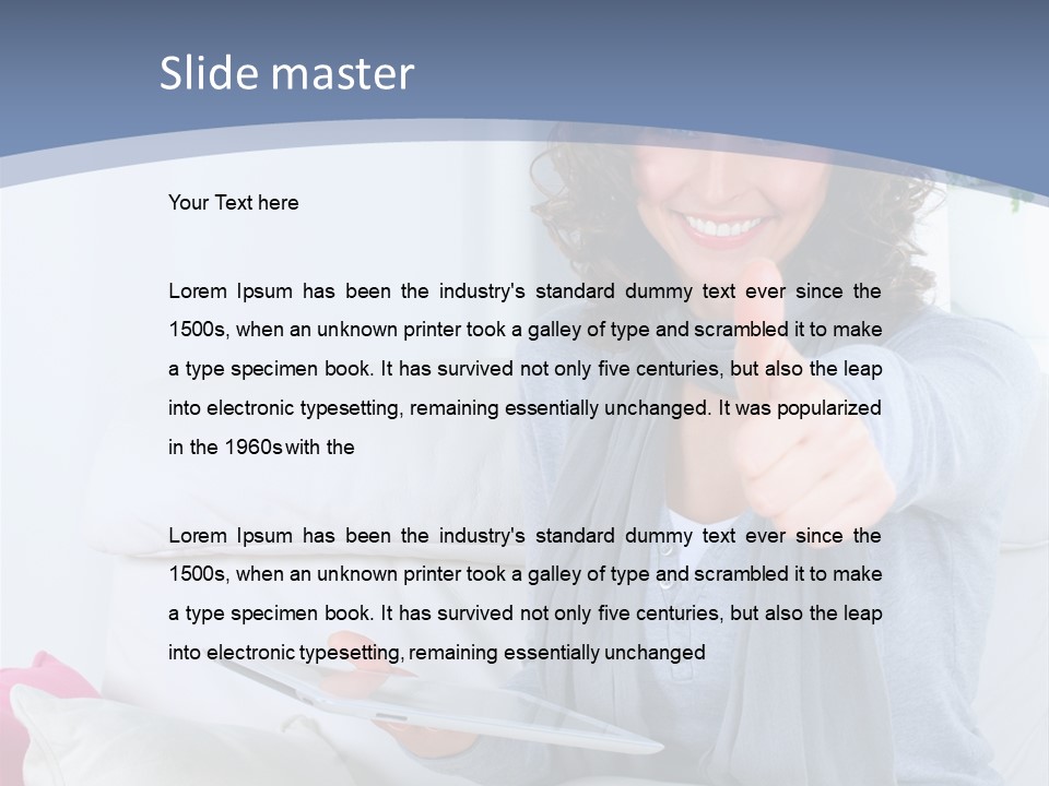 To Go Stud Girl PowerPoint Template