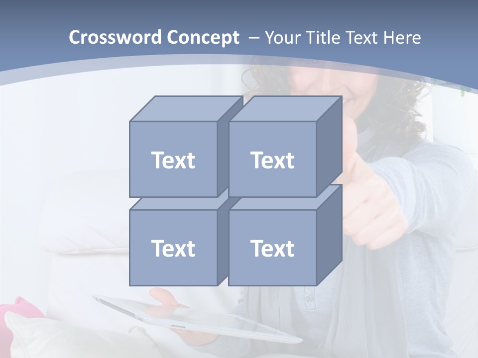 To Go Stud Girl PowerPoint Template