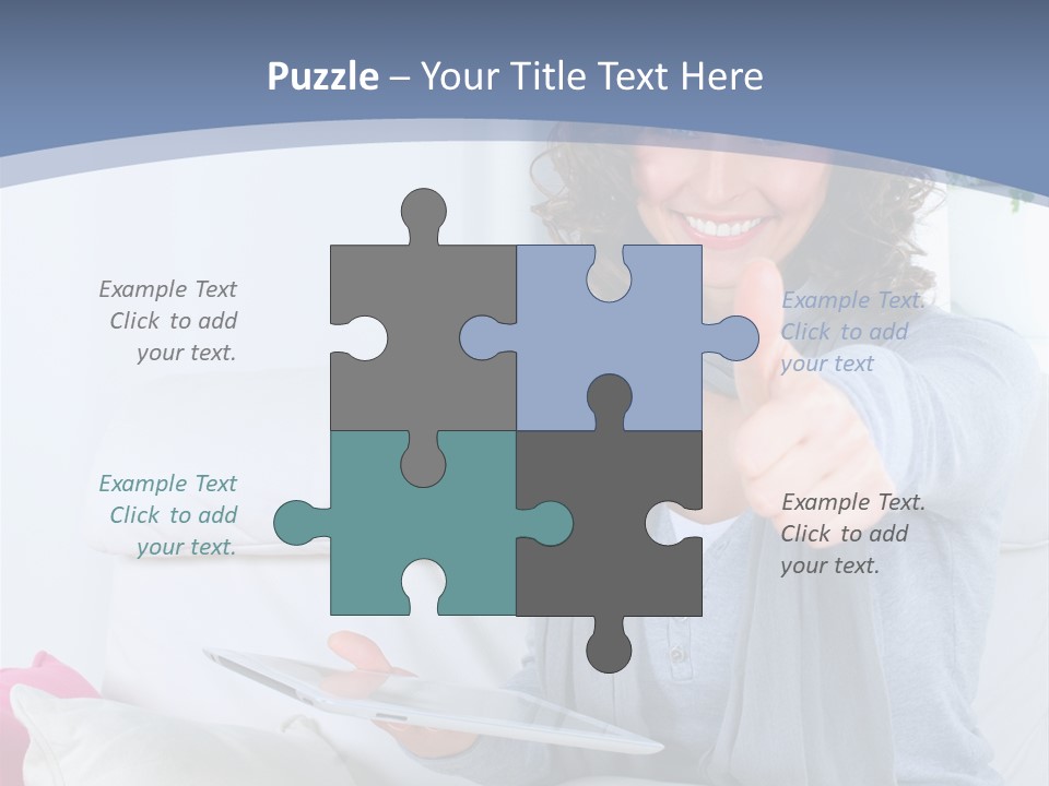 To Go Stud Girl PowerPoint Template