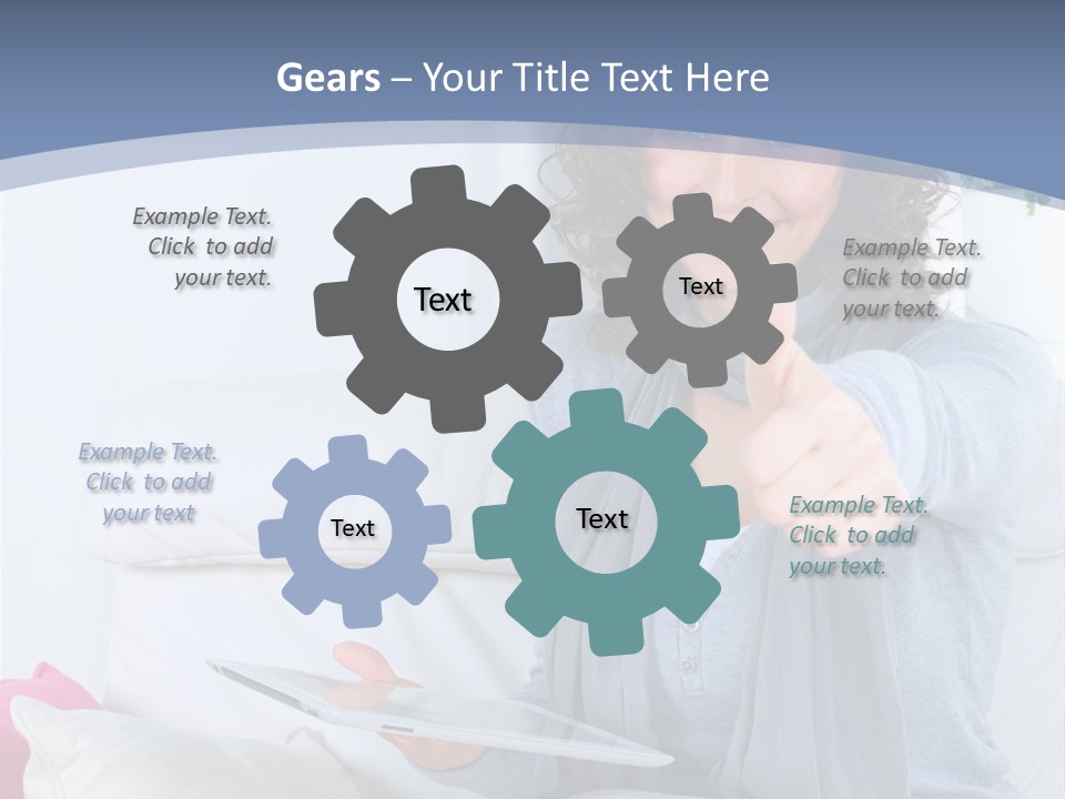 To Go Stud Girl PowerPoint Template