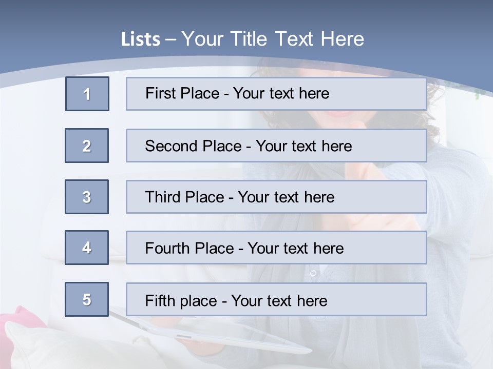 To Go Stud Girl PowerPoint Template