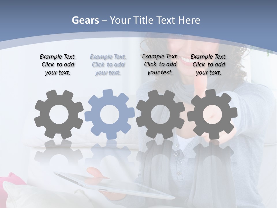 To Go Stud Girl PowerPoint Template