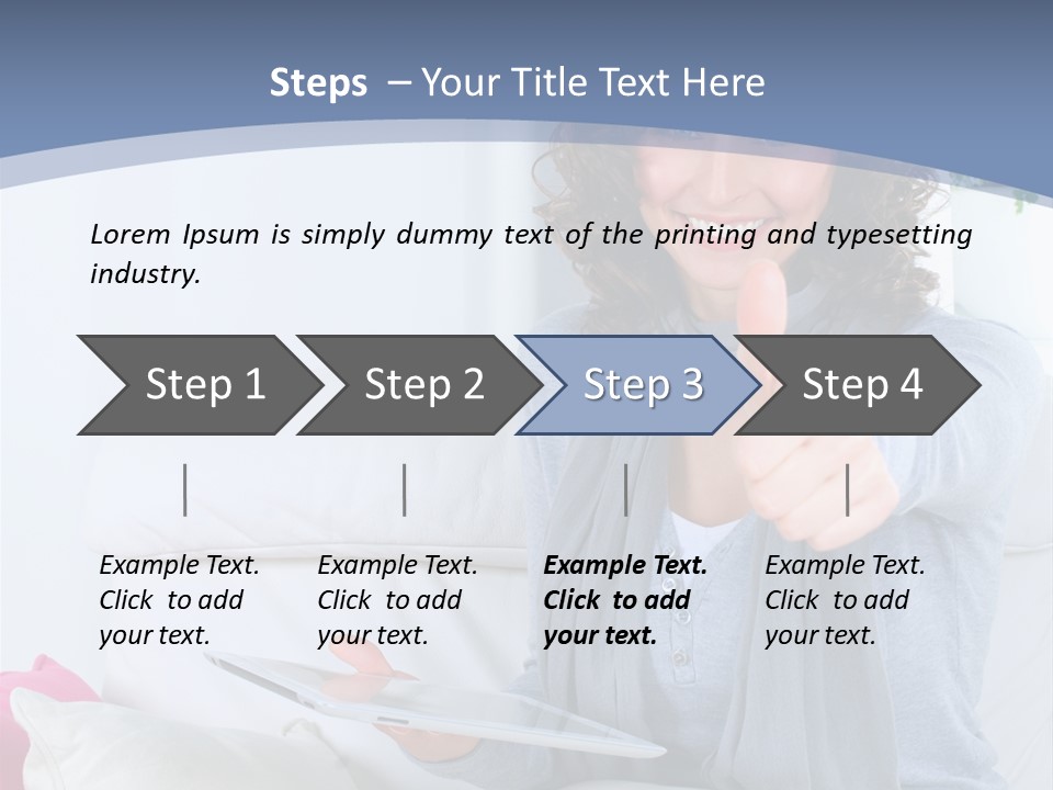 To Go Stud Girl PowerPoint Template