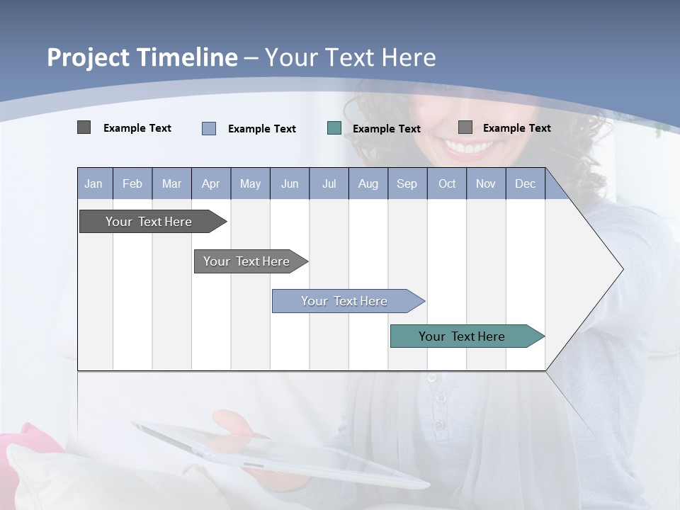 To Go Stud Girl PowerPoint Template