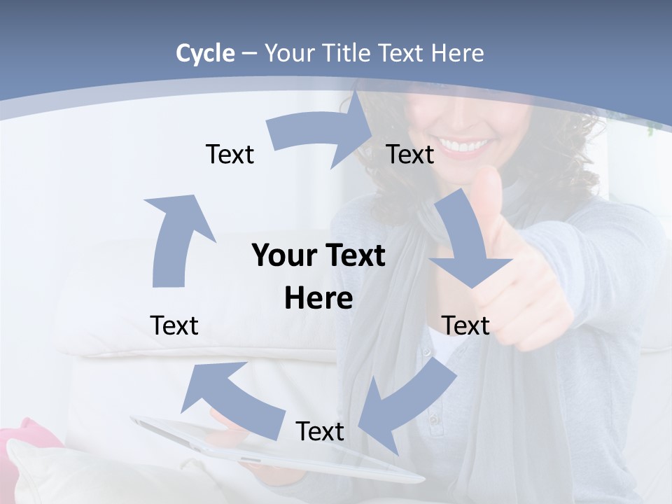 To Go Stud Girl PowerPoint Template