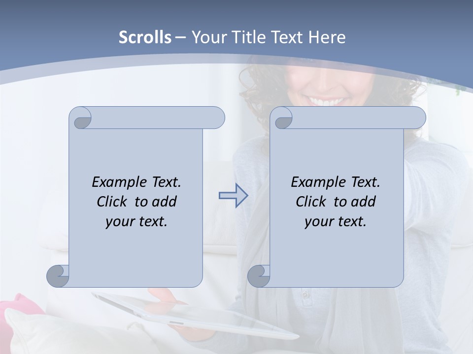 To Go Stud Girl PowerPoint Template