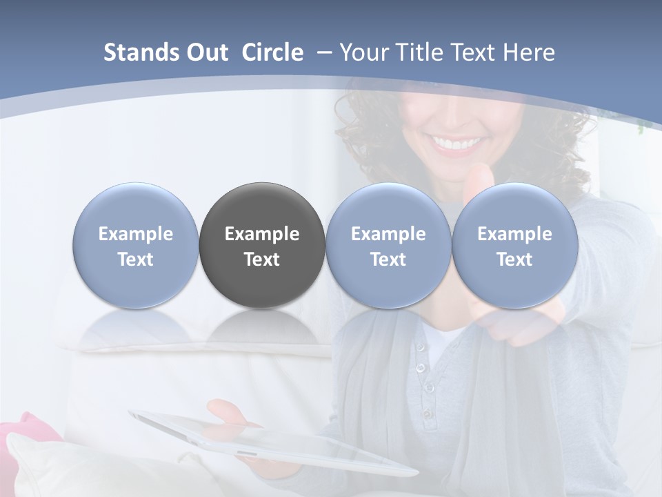 To Go Stud Girl PowerPoint Template