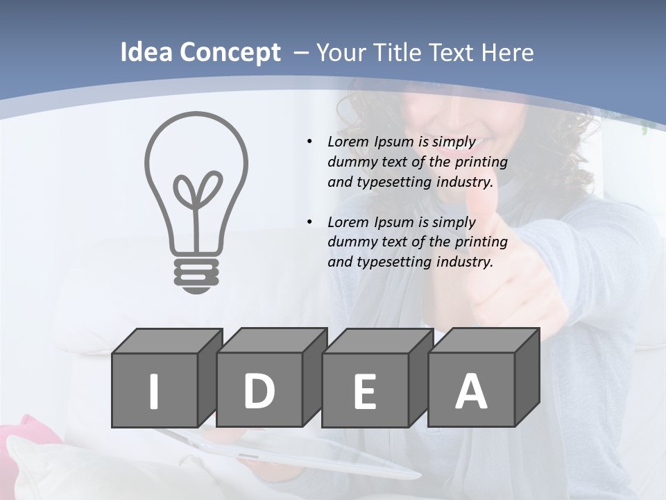 To Go Stud Girl PowerPoint Template