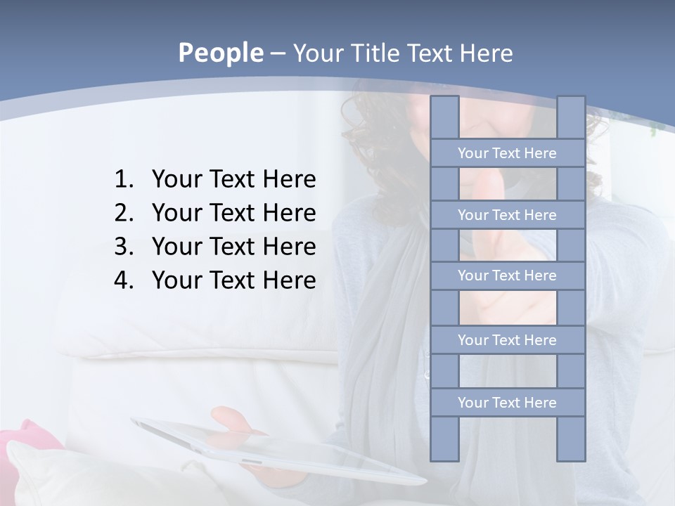 To Go Stud Girl PowerPoint Template