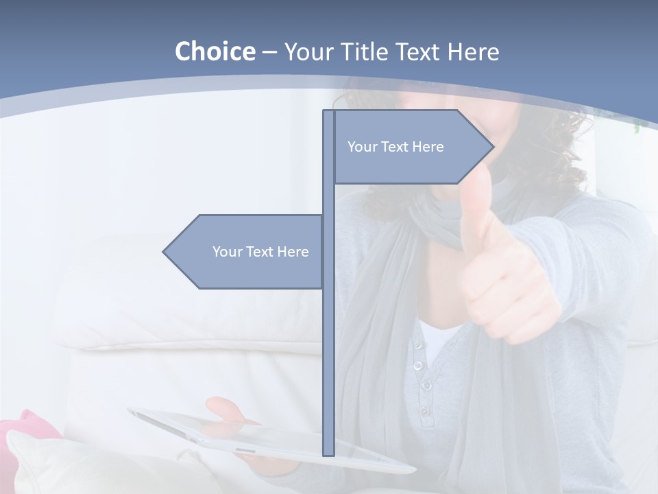 To Go Stud Girl PowerPoint Template