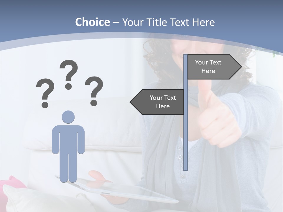 To Go Stud Girl PowerPoint Template