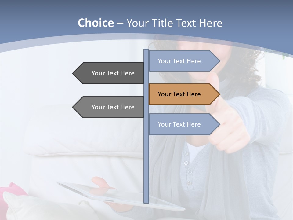 To Go Stud Girl PowerPoint Template