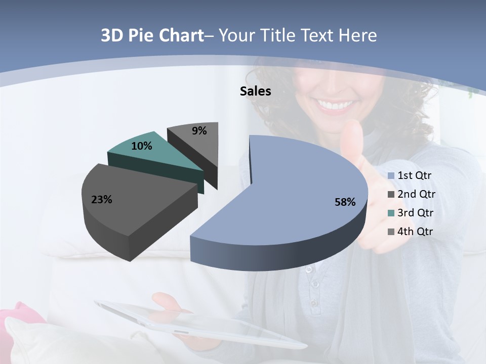 To Go Stud Girl PowerPoint Template