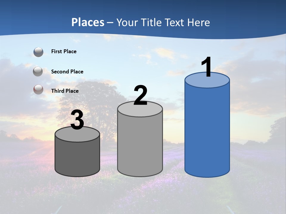 Fall Landscape Foliage PowerPoint Template