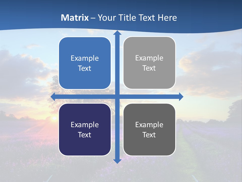 Fall Landscape Foliage PowerPoint Template
