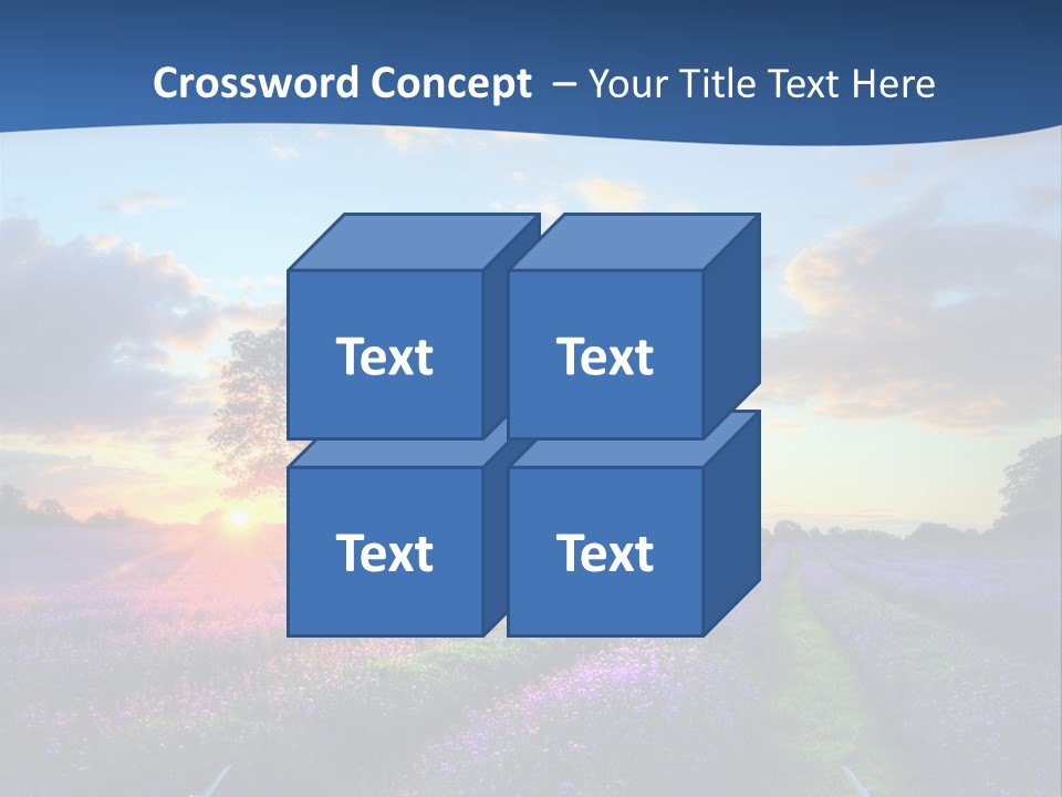 Fall Landscape Foliage PowerPoint Template