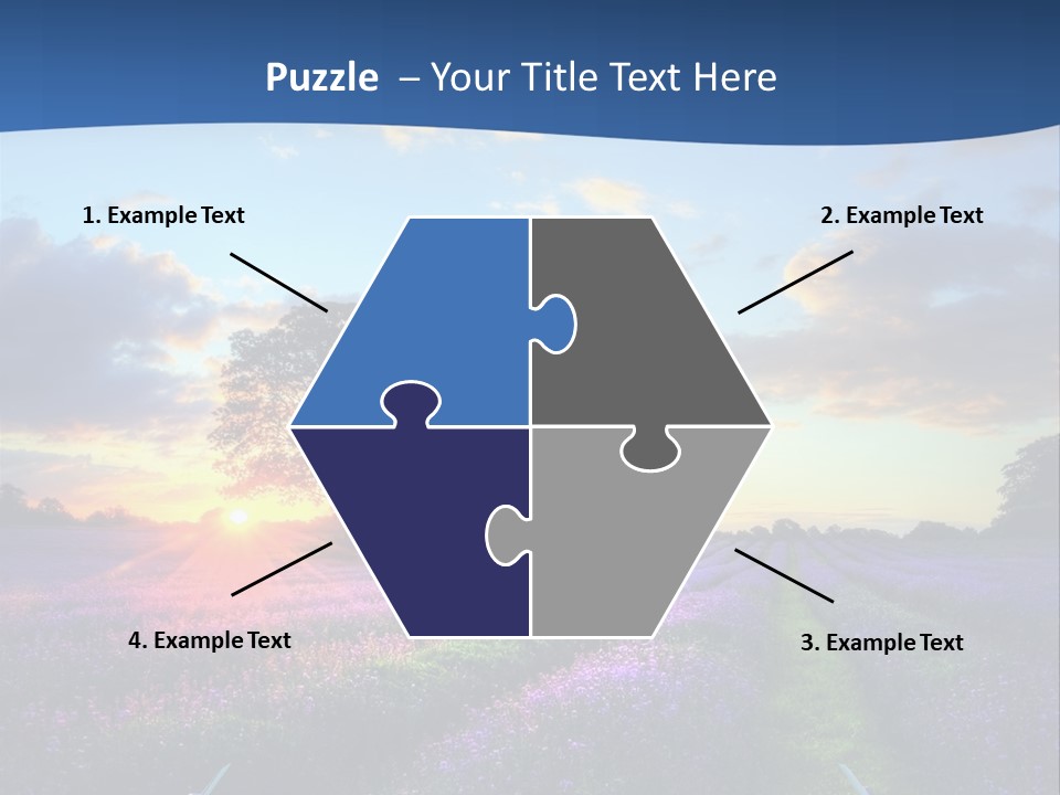 Fall Landscape Foliage PowerPoint Template