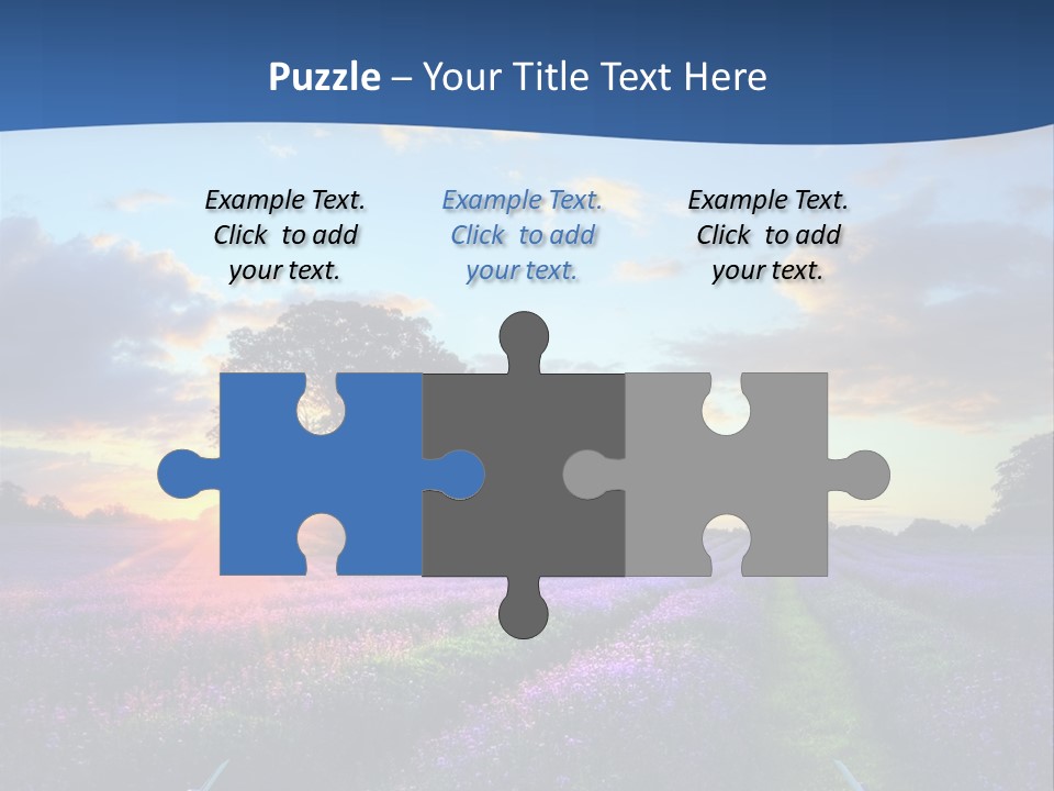 Fall Landscape Foliage PowerPoint Template