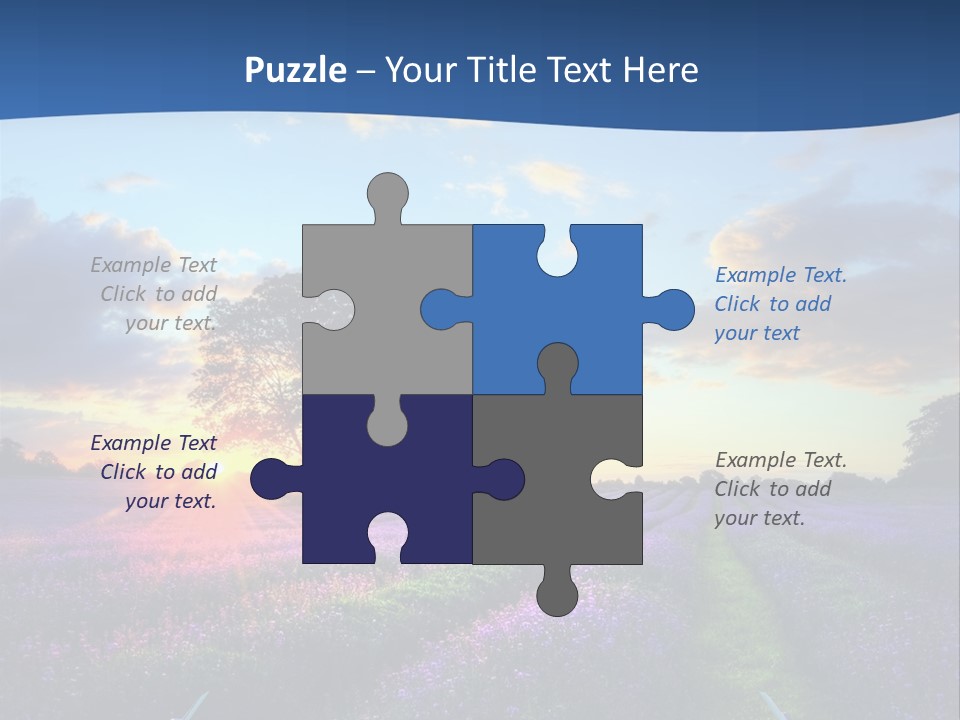 Fall Landscape Foliage PowerPoint Template