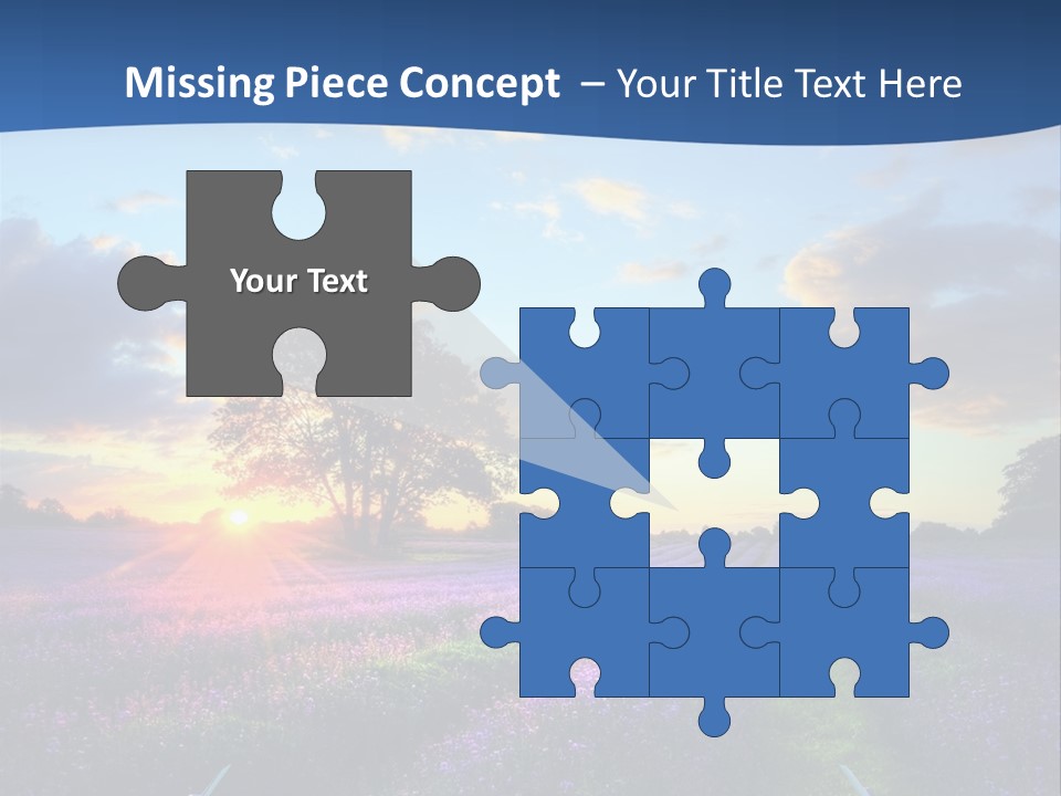 Fall Landscape Foliage PowerPoint Template