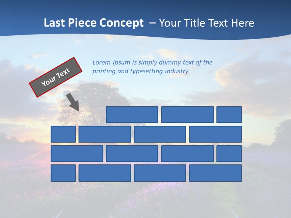 Fall Landscape Foliage PowerPoint Template