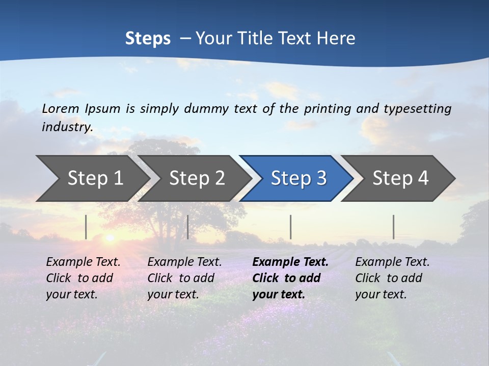 Fall Landscape Foliage PowerPoint Template