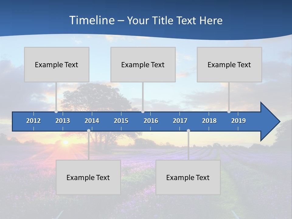 Fall Landscape Foliage PowerPoint Template